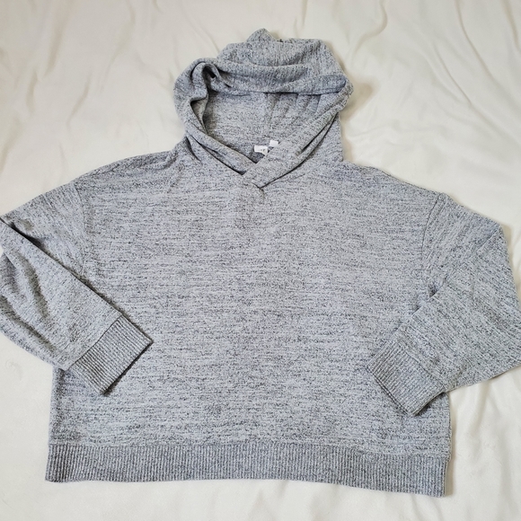 NWOT Gap Soft Spin Cropped Hoodie Size LP - Picture 4 of 13
